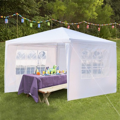 Easy Setup Garden Party Tent, UVProtection Instant Canopy Perfect for Outdoor Events, Camping, Beach, Flea Markets