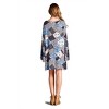 Women's Floral Patchwork Print Dress - Velzera - 3 of 3