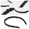 Unique Bargains Women's Beaded Hair Hoop Headband Accessories Hairband 0.43 Inch Wide 1 Pc - 4 of 4