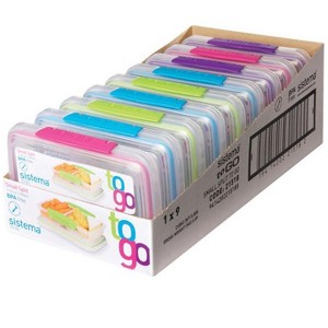 Sistema 11.83 oz Clear Food Storage Container 9 pk (Case of 9) - 1 of 1