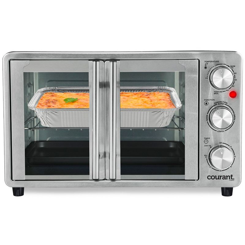 Courant French-Door Convection Toaster Oven, Stainless Steel, 2 of 5