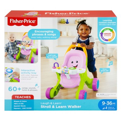 fisher price learn to walk stroller