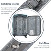 3 Pieces Soft Shell Suitcase, Expandable Luggage With TSA Lock 360 Degree Upright Spinner Wheels For Travel - 3 of 4