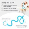 Goji Baby Bottle Bungees - Sippy Cup Holder Strap - Sippy Cup and Toy Safety Tether - For Kids Ages 0-36 Months [Blue 1pk] - 4 of 4