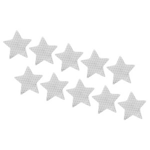 Unique Bargains Reflective Stickers Waterproof Adhesive High Visibility Night Warning Safety Tape Reflector 20 Pcs - 1 of 4