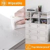 Racxily 15 Pack Clear Plastic Stackable Storage Shoe Box,  Foldable Shoe Box Storage Sneaker Containers Storage Bins Shoe Storage Organizer - 3 of 4