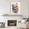 Stupell Industries Modern Tropical Flamingo Canvas Wall Art - 2 of 4