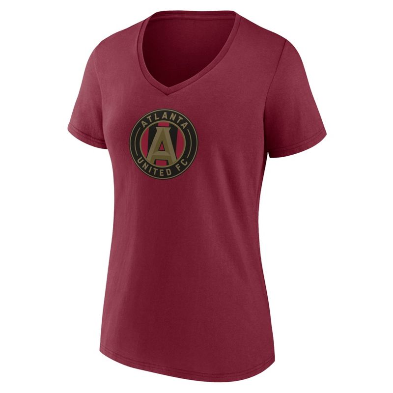 MLS Atlanta United FC Women&#39;s V-Neck Top Ranking T-Shirt, 2 of 4