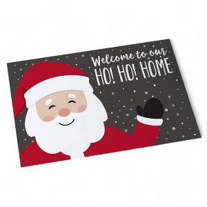 Personalization Mall Ho! Ho! Home Santa Personalized Christmas Doormats - 1 of 1