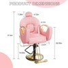 360° Swivel Reclining Salon Chair with Heavy Duty Hydraulic Pump, Adjustable Headrest & Reclining Backrest - 3 of 4