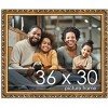 PosterPalooza | 36x30 Wood Antique Frame with UV Acrylic, 4 Finishes: Bronze, Gold, Silver, and Black - 2 of 4