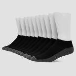 Hanes Premium Men's 10pk Cool Comfort Low Cut Socks