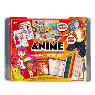 Made By Me Manga Artist Set, How to Draw Anime, Create 2 Comic Books, Great  Gifts for Anime Enthusiasts, Awesome Art Kit, Drawing Kit Arts & Crafts