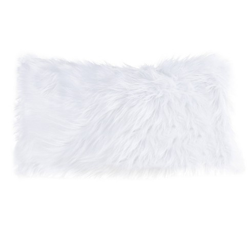 White fluffy 2024 pillow target