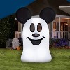 Gemmy Airblown Inflatable Flat Mickey Ghost Giant Disney, 9.5 ft Tall, Multicolored - 2 of 4