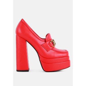 Bratz Horsebit Diamante Embellished Chunky Platform Loafers - 1 of 4