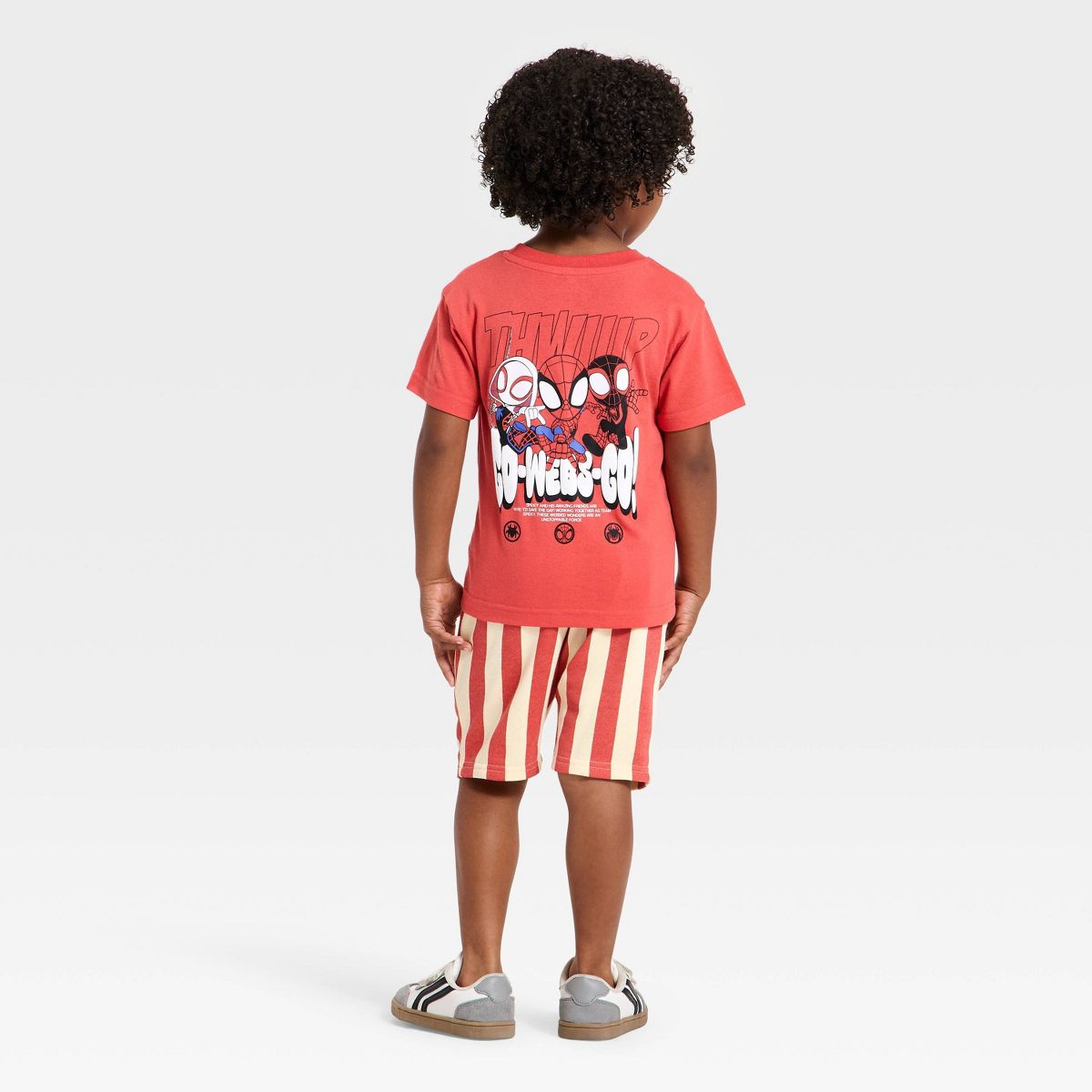 Toddler Boys' 2pc Marvel Spidey T-Shirt & Shorts Set - Red - thumbnail 2