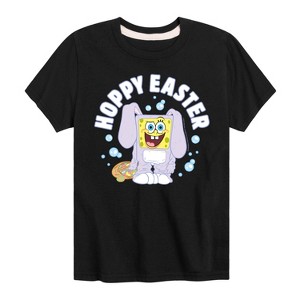 Boys' - SpongeBob Squarepants - Hoppy Easter Short Sleeve Graphic T-Shirt - 1 of 4