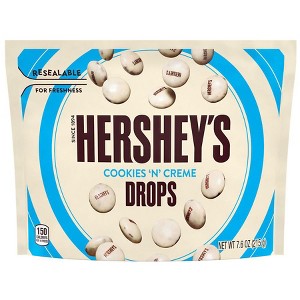 Hershey's Cookies 'N' Creme Drops Candy 7.6 oz - 1 of 3