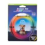 Nite Ize Mini Rechargable LED Safety Necklace Disc-O Adjustable Dog Collar