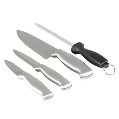 Oster Baldwyn 2 Piece Stainles Steel Santoku Knife Set : Target