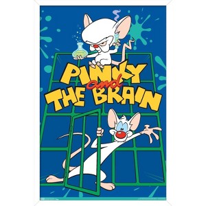 Trends International Pinky And The Brain - Key Art Framed Wall Poster Prints - 1 of 4