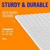 Strictly Briks Classic Stackable Baseplates, For Building Bricks, Bases for Tables, Mats, White, 4 Pack, 10x10 Inches - 2 of 4