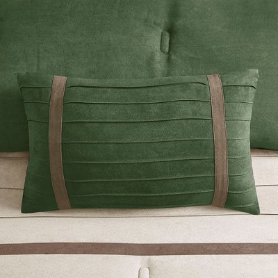 King Green Microfiber 7-Piece Comforter Set