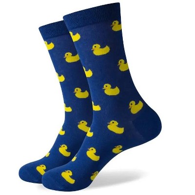 Duck Pattern Socks (Men's Sizes Adult Large) from the Sock Panda