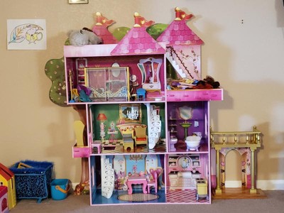 Kidkraft My Dream Mansion Wooden Dollhouse With Elevator 13 Accessories :  Target