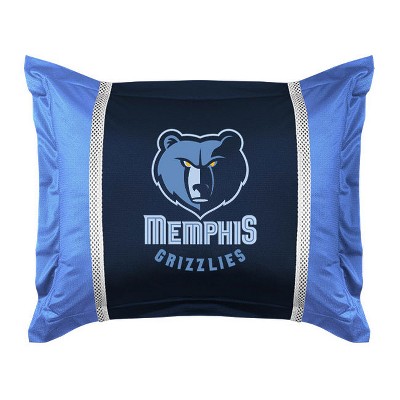 NBA Pillow Sham Basketball Team Logo Bedding Pillow Cover - Memphis Grizzlies..