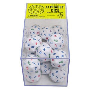 Koplow Games 30-Sided Alphabet Dice, Lower Case Letters, Box of 20 - 1 of 3