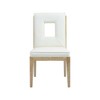 Meridian Furniture,Gwendolyn Vegan Leather Dining Side Chair, Set of 2 - 3 of 4