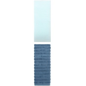 REGALWOVEN Solid Cotton Decorative Hand Towels for Bathroom Hotel and Spa 14" x 30"/13" x 30" 2 Pcs - 1 of 4