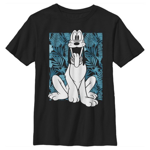 Boy S Disney Pluto Smiles T Shirt Black Medium Target