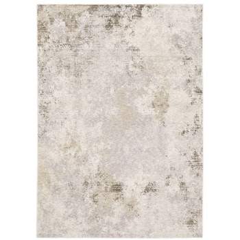 Nirvan Muted Abstract Indoor Area Rug Ivory/Beige - Captiv8e Designs