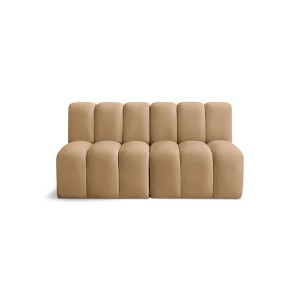 Meridian Furniture,Arc Velvet Modular Sofa - 1 of 4