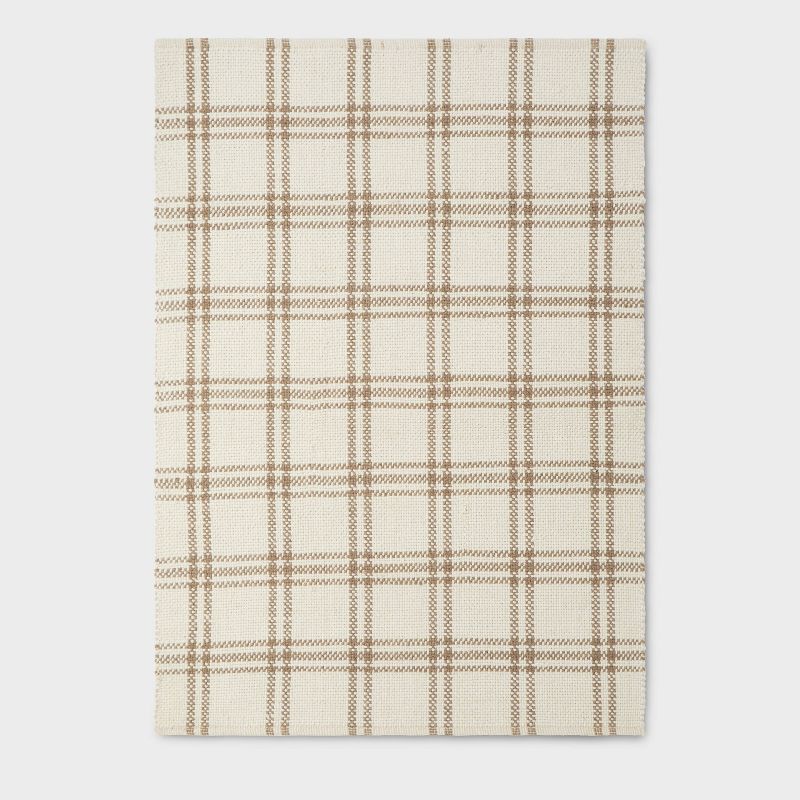 Cottonwood Hand Woven Plaid Wool/Cotton Area Rug - Threshold™ designed with Studio McGee, 1 of 11