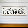 Slickblue No Place Like Home Sign, 3.5x10 Rustic Pine Wood Plaque, Multiple Color Options, Hanging or Shelf - 2 of 3
