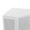 NicBex Corner Cabinet with Doors,Corner Storage Cabinet with Tempered Glass,2/3-Tier Shelves Floor Storage Cabinet for Bathroom,Bedroom - 4 of 4