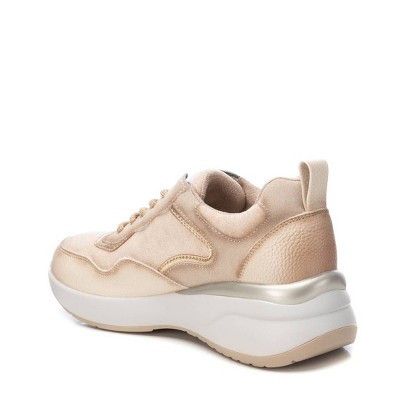 Женские кроссовки XTI Women's Lace-Up Suede Sneakers 143195 Beige 8 — фото 4