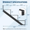 Garvee 2 Pack Steel Stair Step Riser, Metal Stair Stringer with Reinforcing Support Legs for Indoor/Outdoor Steps - 2 of 4