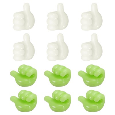 Unique Bargains Cord Holders Cable Clips for Nightstand Plastic Modern Minimalist Cable Clips Management