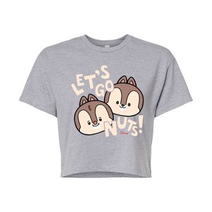 Women's - Disney - Let's Go Nuts Cropped Graphic T-Shirt - 1 of 4