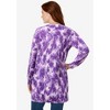 Woman Within Plus Size Perfect Longer-Length Cotton Cardigan - 3 of 4