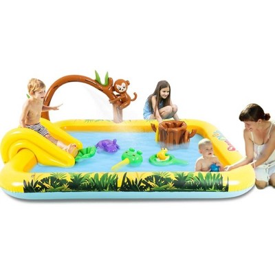 RUMSEM Cartoon Animals Sprinker Toy with Base Pool