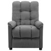 vidaXL Recliner Chair Leisure Cozy Recliner for Home Theater Cinema Fabric - 3 of 4
