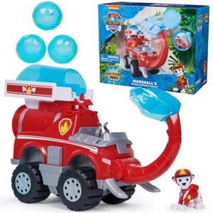 PAW Patrol Jungle Pups Marshall Elephant Firetruck with Launcher, 3 Projectiles & Exclusive Action Figure, Ages 3 & Up - 1 of 4
