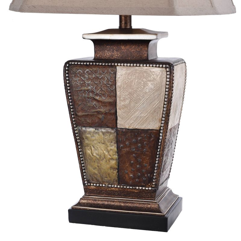 Austin Table Lamp with Gold Leaf Finish Bronze/Cream - StyleCraft, 4 of 8