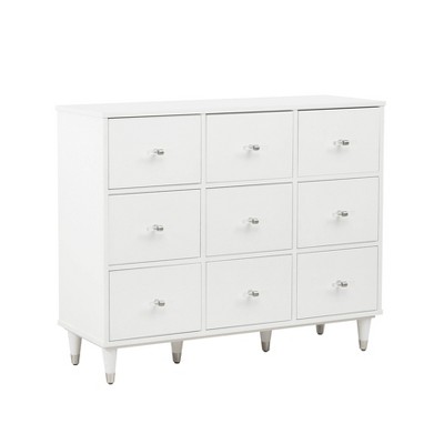 Modern Glam Dresser White - HomeFare